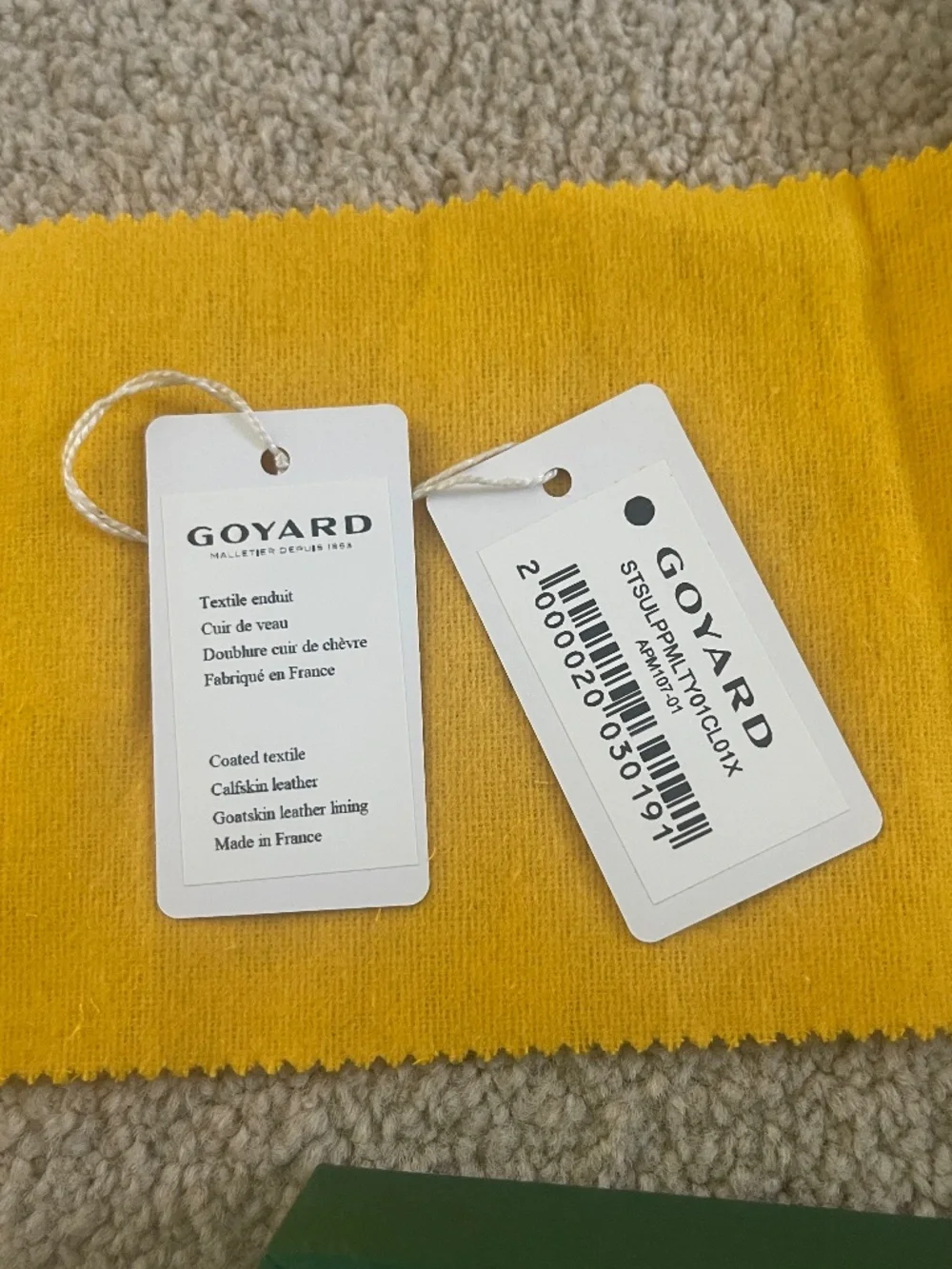 New Goyard Black Cardholder